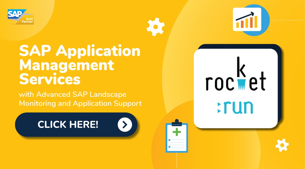 Rocket Run: SAP Application Management Services