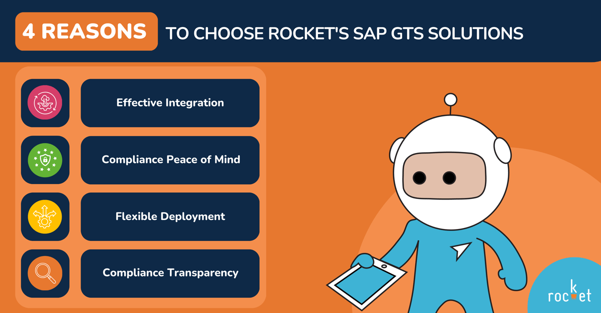 Rocket's SAP GTS Solutions Benefits