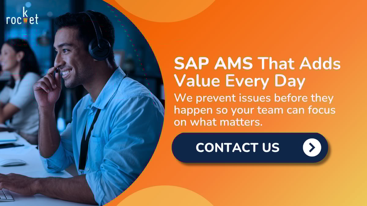 Rocket Run: SAP AMS